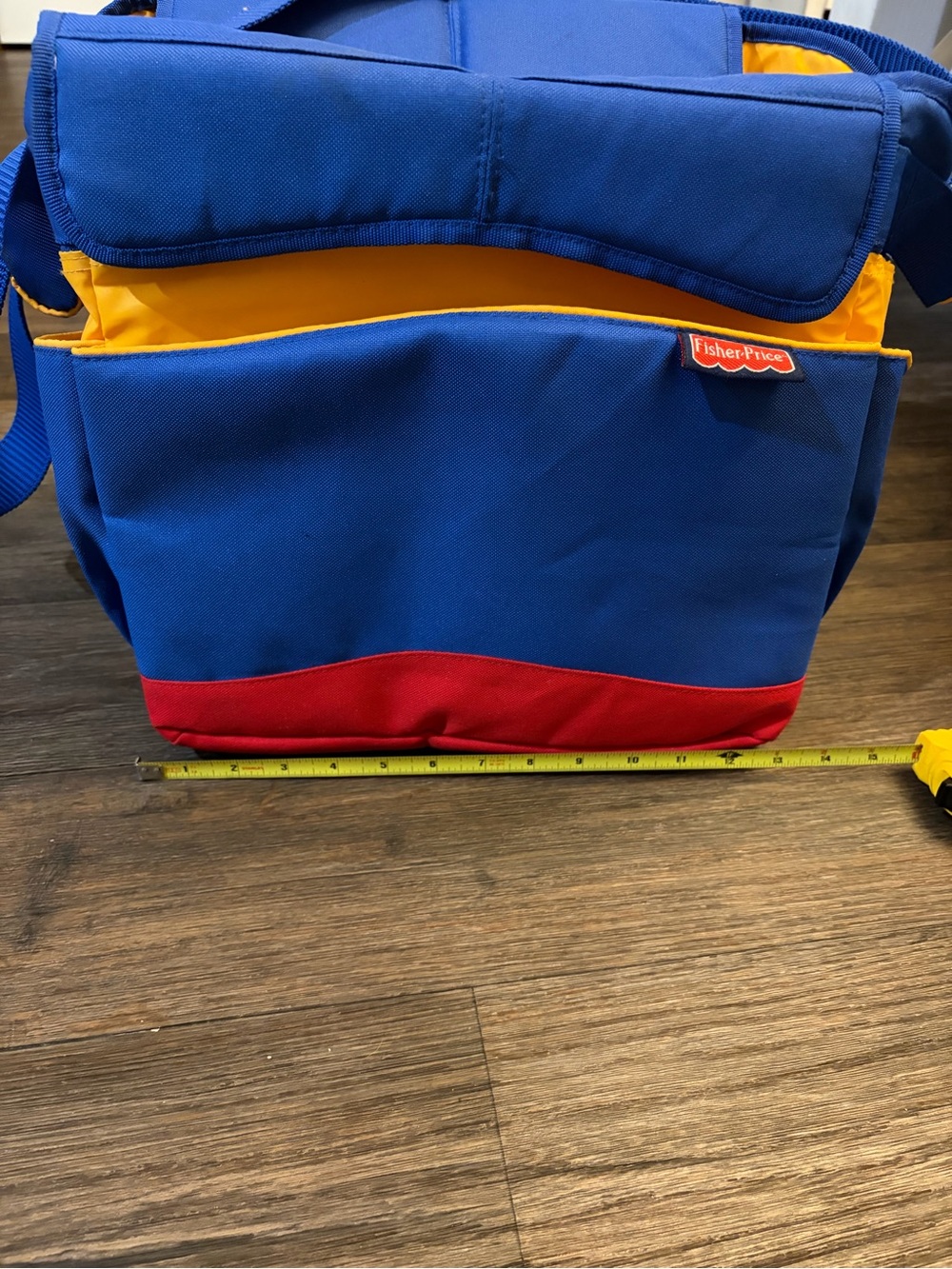 Retro 90’s Vintage Fisher Price Baby Diaper Bag Insulated ColorBlock Cooler Tote - Picture 4 of 11